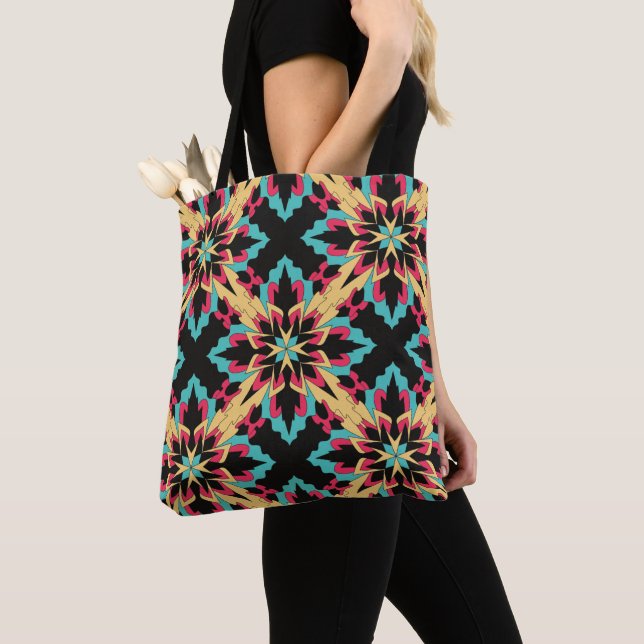 Bolso De Tela Floral Y Glamour Moda Impresionante (Detalle)