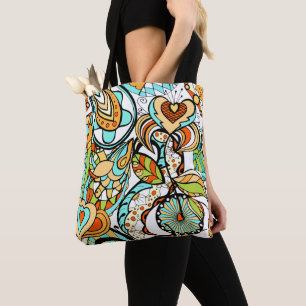 Bolso De Tela Floral Y Glamour Seamless Moderne