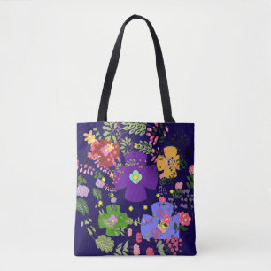 Bolso De Tela Florales Decorativos 