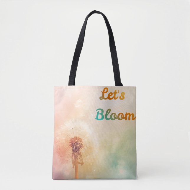 Bolso De Tela Florecer (Anverso)