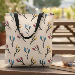 Bolso De Tela Florecer de Otoño Diario