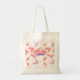 Bolso De Tela Florecer En Soledad Estética Floral Pastel Lona 