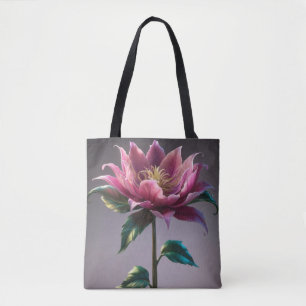 Bolso De Tela Floreciendo
