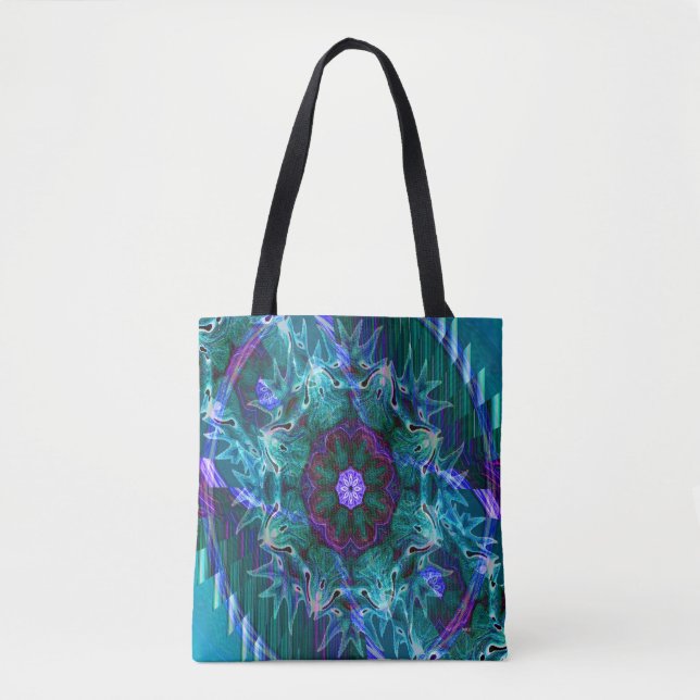 Bolso De Tela Floreciendo bajo el mar.... (Anverso)