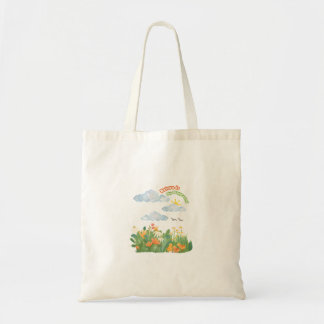 Bolso De Tela Florecilla Silvestre Adorable