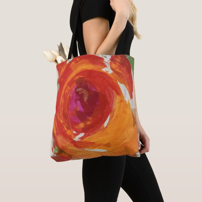 Bolso De Tela Florecimiento (Detalle)