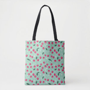 Bolso De Tela Florecimiento de cerezos: Diseño festivo de verano