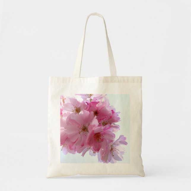 Bolso De Tela Florecimiento de primavera (Frente)