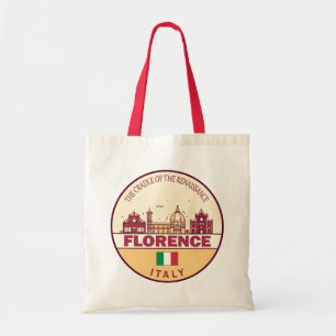 Bolso De Tela Florence Italy City Skyline Emblem