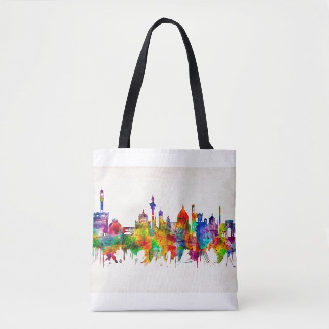 Bolso De Tela Florence Italy Skyline (Anverso)