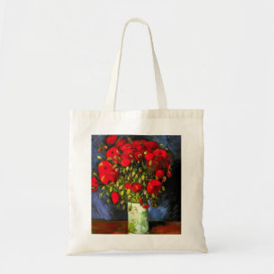 Bolso De Tela Florero de Van Gogh con las amapolas rojas