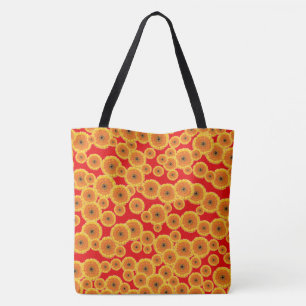 Bolso De Tela Flores