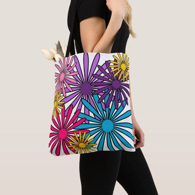Bolso De Tela Flores (Detalle)