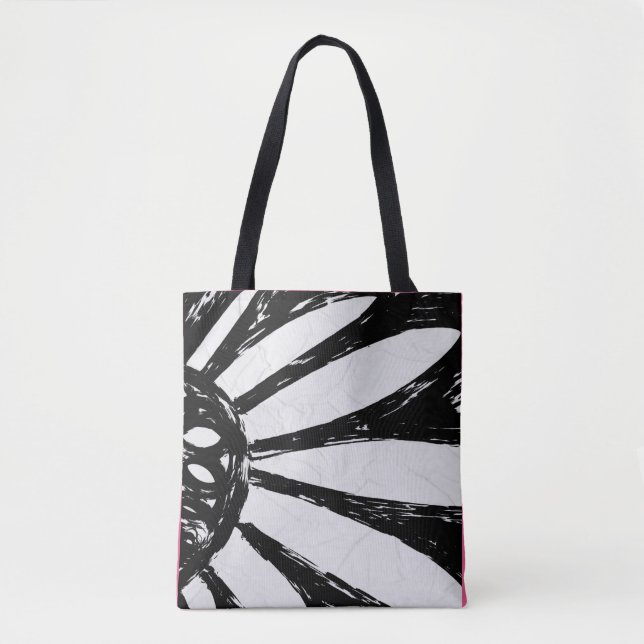 Bolso De Tela flores (Anverso)