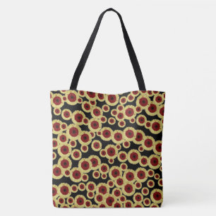 Bolso De Tela Flores