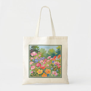 Bolso De Tela Flores