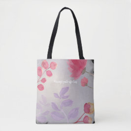 Bolso De Tela Flores