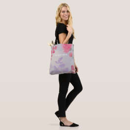 Bolso De Tela Flores