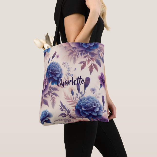 Bolso De Tela Flores (Detalle)