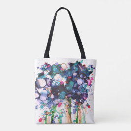 Bolso De Tela Flores