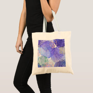 Bolso De Tela Flores abstractas