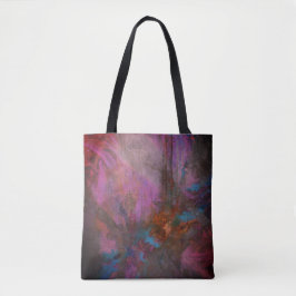 Bolso De Tela Flores abstractas
