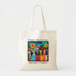 Bolso De Tela Flores abstractas para mujeres