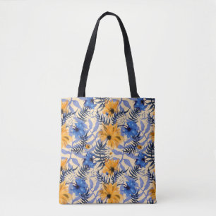 Bolso De Tela Flores abstractas patrón sin soldadura