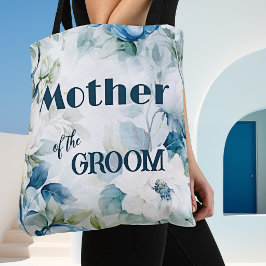 Bolso De Tela Flores Acuarela Verde Elegante Boda