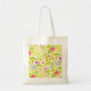 Bolso De Tela Flores acuáticas Patrón ininterrumpido I + tus ide