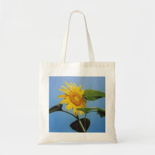 Bolso De Tela Flores amarillas vibrantes del girasol en cielo