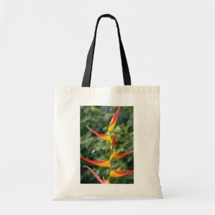 Bolso De Tela Flores anaranjadas del latispathia de Haliconia