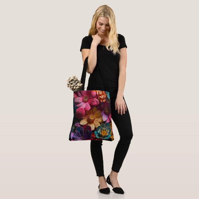 Bolso De Tela Flores Artsy (Puesto)