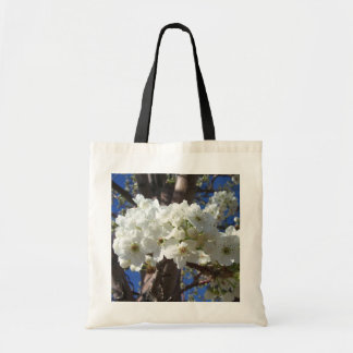 Bolso De Tela Flores blancas II Árbol de flores primavera