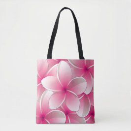 Bolso De Tela Flores brillantes de Frangipani/Plumeria