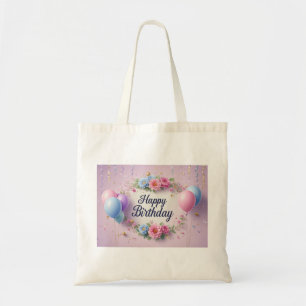 Bolso De Tela Flores cumpleaños lujo elegante extravagante