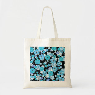Bolso De Tela Flores de acuarela: Un Tapiz Delicado