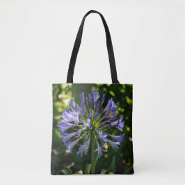 Bolso De Tela Flores de agapanthus azules
