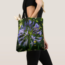 Bolso De Tela Flores de agapanthus azules
