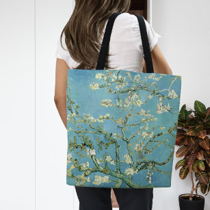Bolso De Tela Flores de almendra   Vincent Van Gogh