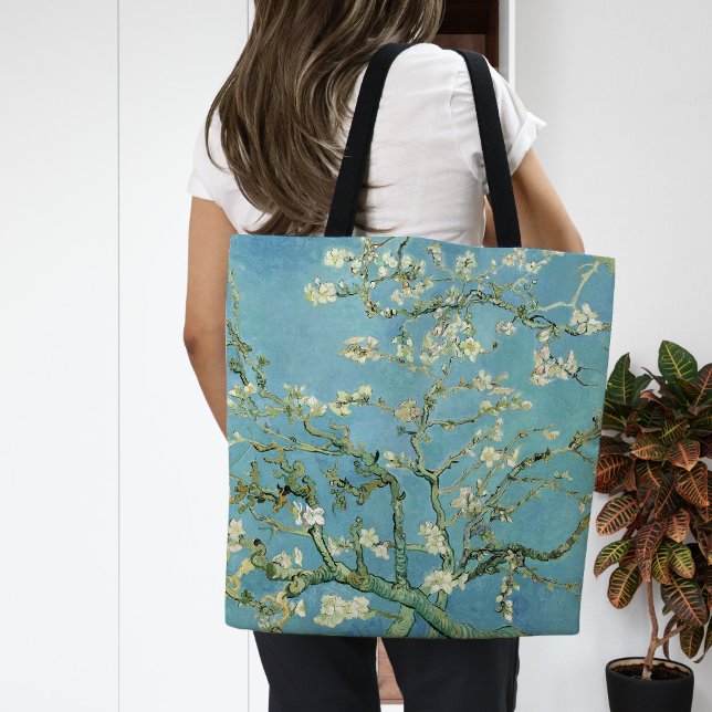 Bolso De Tela Flores de almendra | Vincent van Gogh (Subido por el creador)
