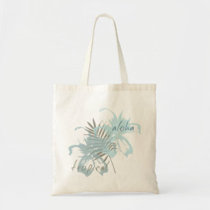 Bolso De Tela Flores de Aloha Tropical