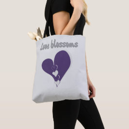 Bolso De Tela Flores de amor
