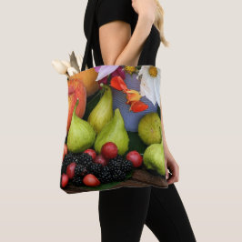 Bolso De Tela Flores de arándanos de fresa de frutaTote