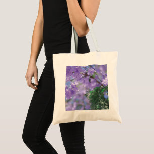 Bolso De Tela Flores de árbol de jacarandá morado