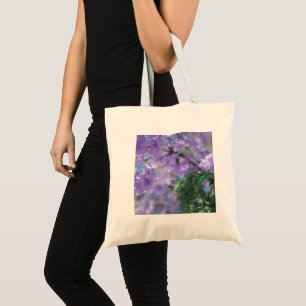 Bolso De Tela Flores de árbol de jacarandá morado
