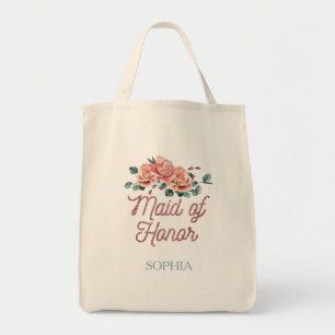 Bolso De Tela Flores de bodas venecianas, empleada de honor