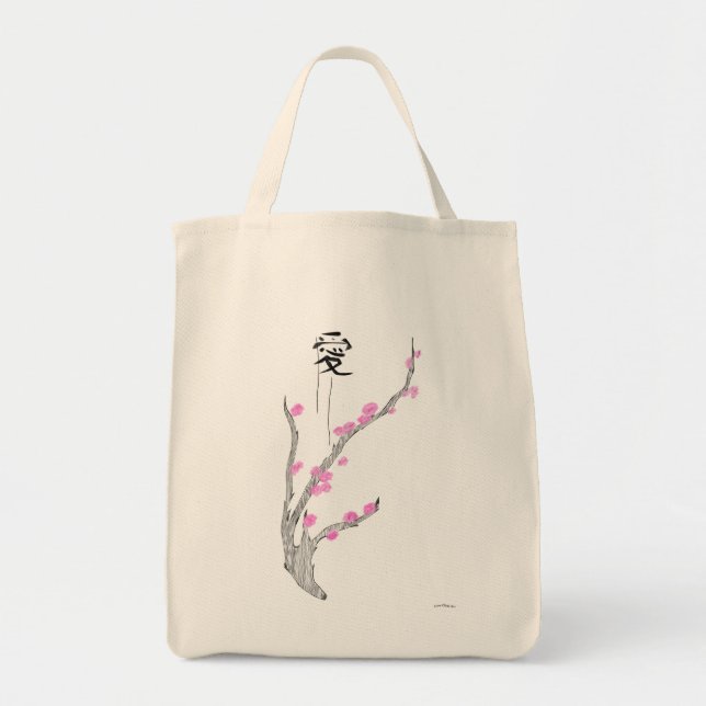 Bolso De Tela Flores de cerezo (Frente)