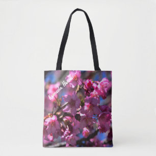 Bolso De Tela Flores de cerezo de Hawaii