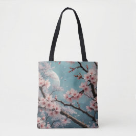 Bolso De Tela Flores de cerezo encantadas